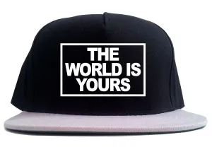 The World Is Yours 2 Tone Snapback Hat